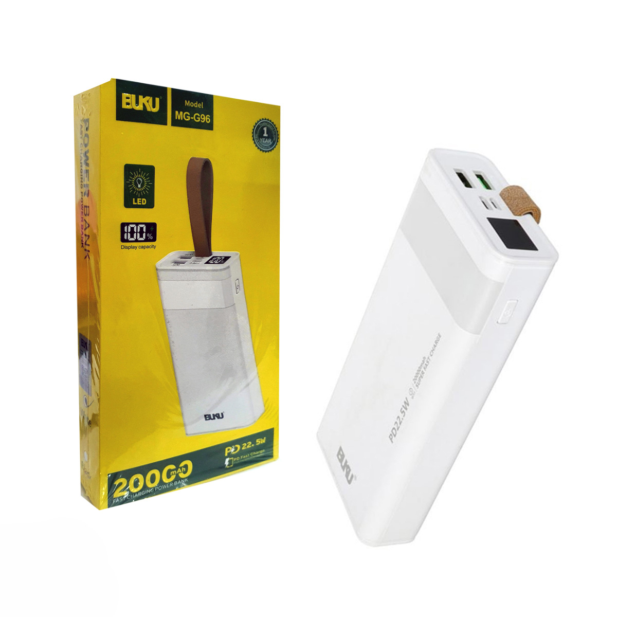 پاوربانک Buku مدل MG-G96 ظرفیت 20000